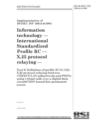 BS ISO/IEC ISP 10614-6:1995