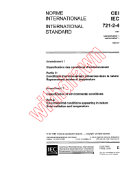 IEC 60721-2-4:1987/AMD1:1988