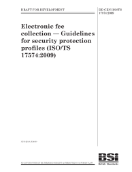 DD CEN ISO/TS 17574:2009