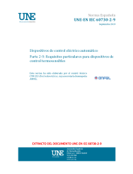 UNE-EN IEC 60730-2-9:2019