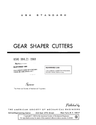 ASME B94.21-1968 (R2009)