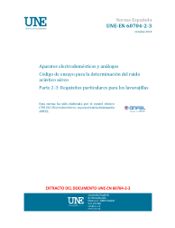 UNE-EN 60704-2-3:2019