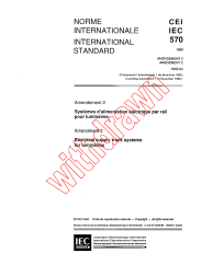 IEC 60570:1985/AMD2:1993