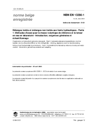 NBN EN 13286-1:2003