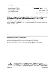 NBN EN ISO 1833-3:2010