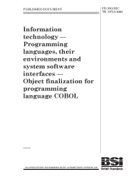 PD ISO/IEC TR 19755:2003