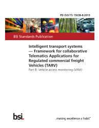 PD ISO/TS 15638-8:2013