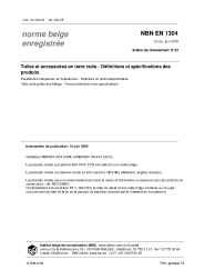 NBN EN 1304:2005