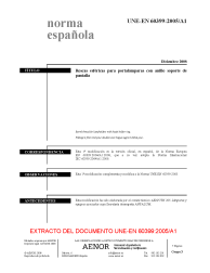 UNE-EN 60399:2005/A1:2008