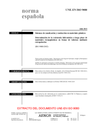 UNE-EN ISO 9080:2013