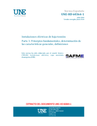 UNE-HD 60364-1:2009