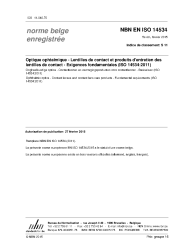 NBN EN ISO 14534:2015