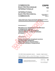 CISPR 13:2001/AMD1:2003