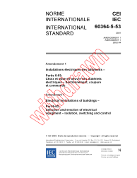 IEC 60364-5-53:2001/AMD1:2002