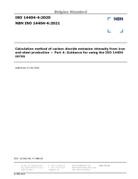 NBN ISO 14404-4:2021