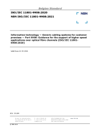 NBN ISO/IEC 11801-9908:2021