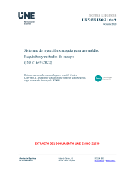 UNE-EN ISO 21649:2023