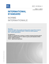 IEC 61834-1:1998+AMD1:2001 Consolidated