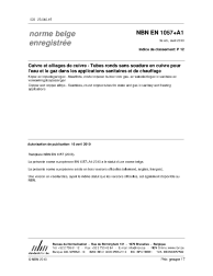 NBN EN 1057+A1:2010