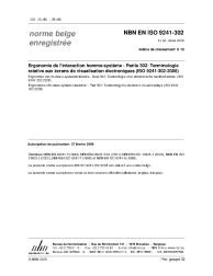 NBN EN ISO 9241-302:2009