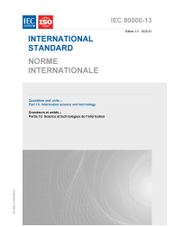 IEC 80000-13:2025
