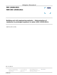 NBN ISO 13638:2021