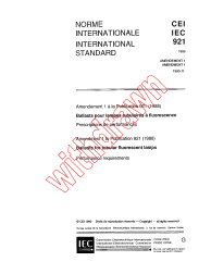 IEC 60921:1988/AMD1:1990