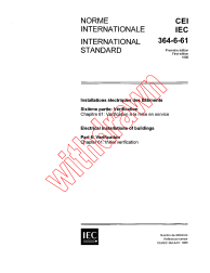 IEC 60364-6-61:1986