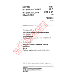 IEC 60335-2-34:1980/AMD2:1991
