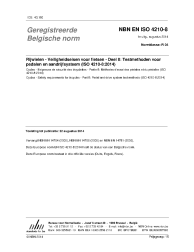 NBN EN ISO 4210-8:2014