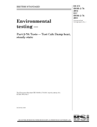 BS EN 60068-2-78:2002