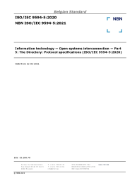 NBN ISO/IEC 9594-5:2021