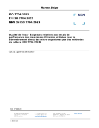 NBN EN ISO 7704:2023