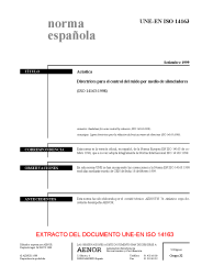 UNE-EN ISO 14163:1999 (R2008)