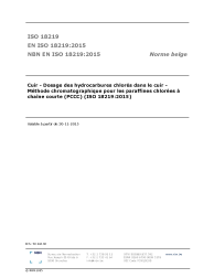 NBN EN ISO 18219:2015