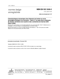 NBN EN ISO 3506-3:2010