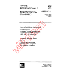 IEC 60605-3-1:1986