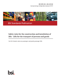 BS EN 81-28:2018