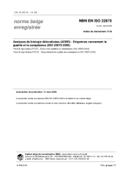 NBN EN ISO 22870:2006