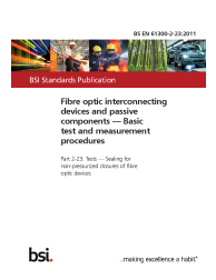 BS EN 61300-2-23:2011