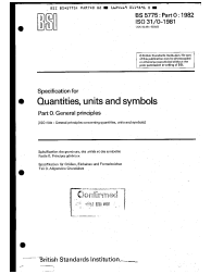 BS 5775-0:1982
