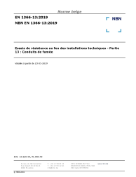 NBN EN 1366-13:2019