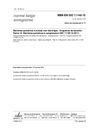 NBN EN ISO 11148-10:2012