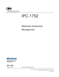 IPC-1752 - Standard Only:2006