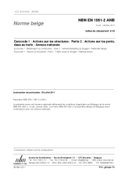 NBN EN 1991-2 ANB:2011