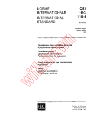 IEC 60115-4:1982