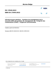NBN EN 17649:2022