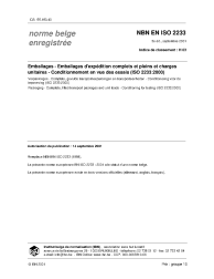 NBN EN ISO 2233:2001