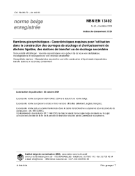 NBN EN 13492:2004