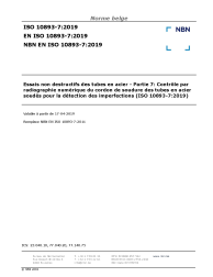 NBN EN ISO 10893-7:2019